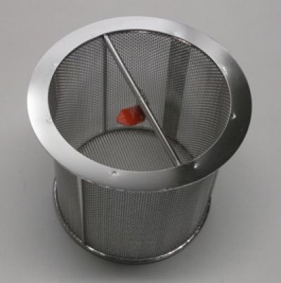 Art. 53013 (SP 80, 120, 160)
Filter basket Ø 200x190 mm, 
mesh 1,5 mm, 
stainless steel