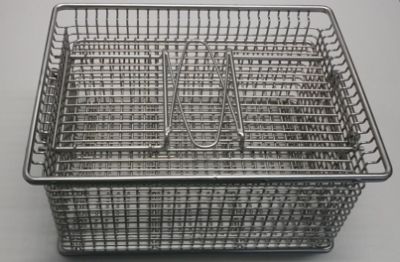 Art. 85310 (without cover)
Small parts basket, stainless steel
408x308x200 mm, mesh 12 mm