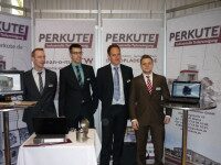 Studenten des Berufskollegs Rheine präsentieren ihr Abschlussprojekt bei PERKUTE