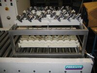 Nozzle tube system of the FR 70 front loader for degreasing workpieces