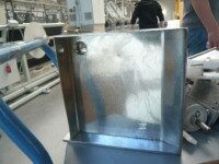 Completely stripped and clean tank element after treatment in the Clean-o-mat RC-E