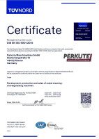 Certificate DIN EN ISO 9001:2015