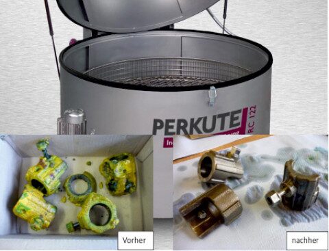 PERKUTE spray paint stripping machine - mobile, ecological and efficient paint stripping