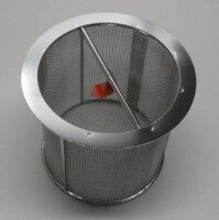 PERKUTE Filterkorb 53013 Ø 200 x 190 mm MW 1,5 mm Filterkorb aus Edelstahl Ø 200 x 190 mm mit Maschenweite 1,5 mm, geeignet für PERKUTE Reinigungsanlagen
